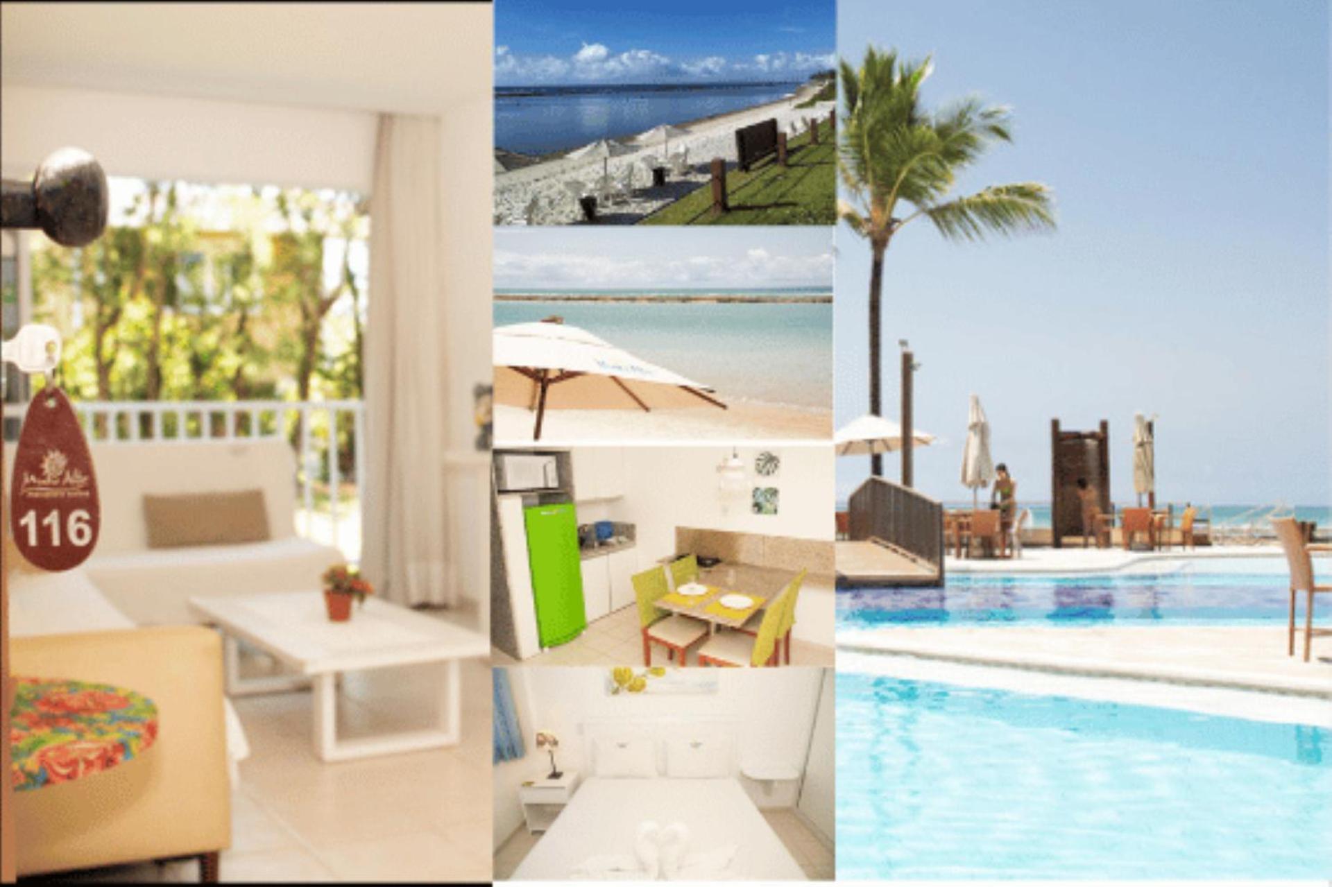 Apartment Flat Equipado Marupiara: Beachfront Oasis With Pool In